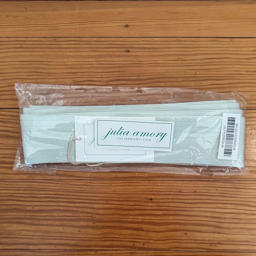 NWT Julia Amory little Edie Belt Cotton - Pistachio - NWT